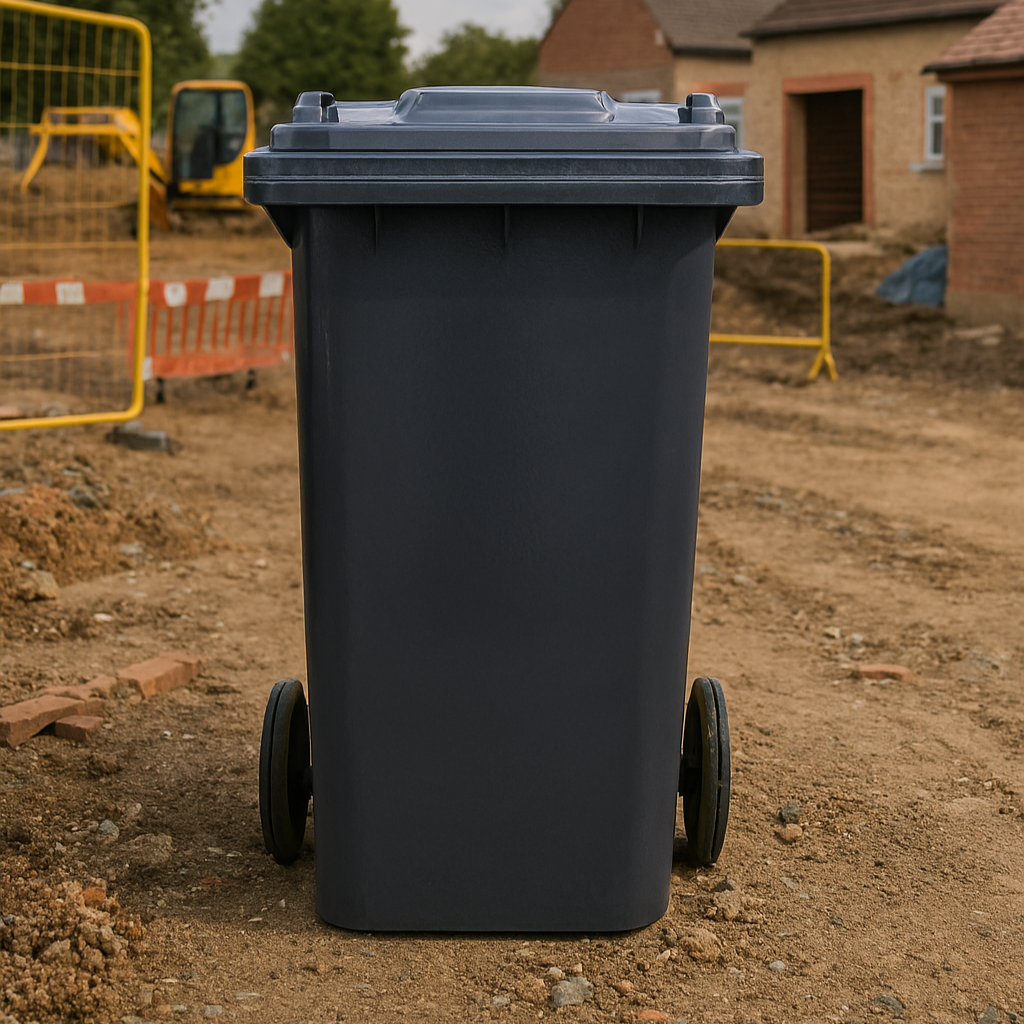 240L Wheelie Bin - Black