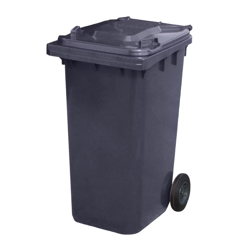 240L Wheelie Bin - Black | Pallet of 24
