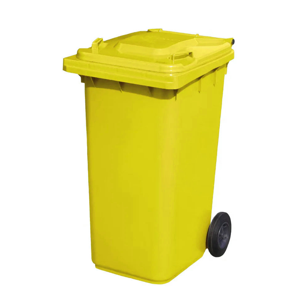 240L Wheelie Bin - Yellow | Pallet of 24