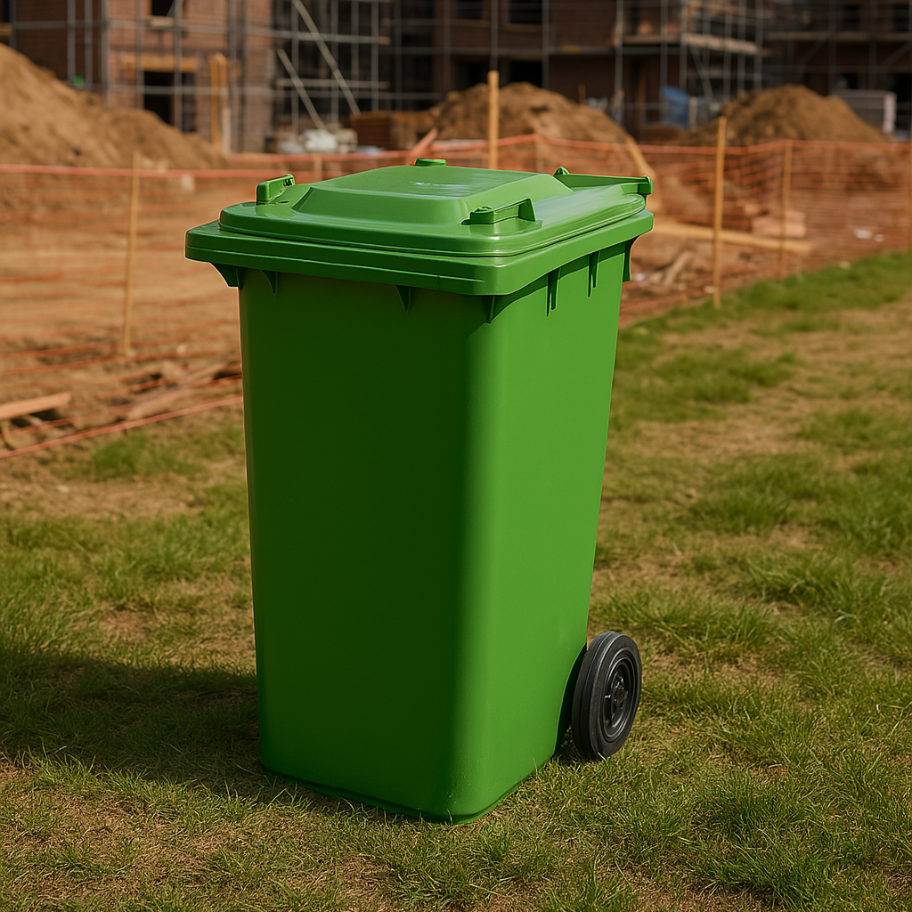 240L Wheelie Bin - Green